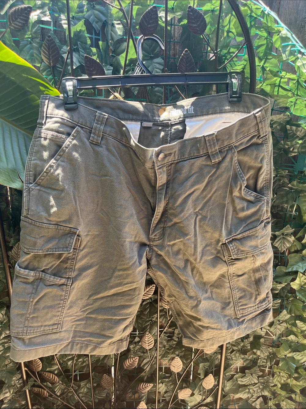 Carhartt Men's Olive Cargo Shorts
